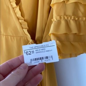 Yellow brand new dress